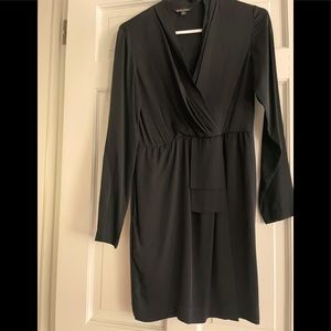 Black silk Brooks Brothers dress